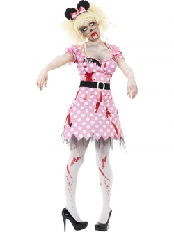 Kostým Minnie zombie