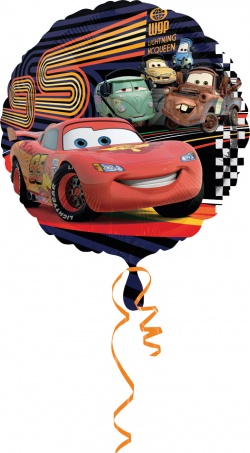 Balónek fóliový Cars II - kulatý