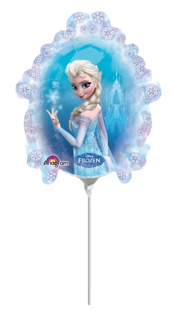 Balónek fóliový Frozen - malý ovál