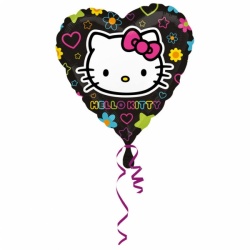 Balónek fóliový Hello Kitty srdce