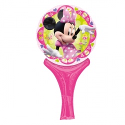 Balónek fóliový Minnie Mouse - lízátko