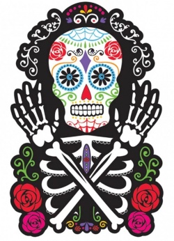Mexický obrázek Day of the dead II
