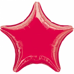 Balónek Červená hvězda fóliový
