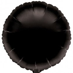 Kulatý fóliový černý balónek