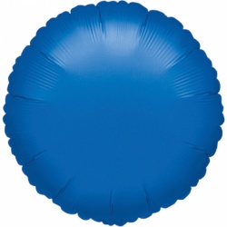 Kulatý fóliový modrý balónek