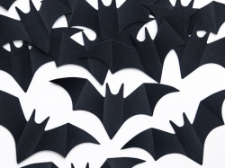 Papírové konfety netopýr