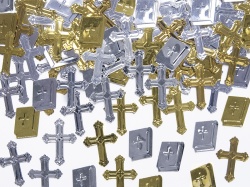 Konfety svaté relikvie zlaté a stříbrné