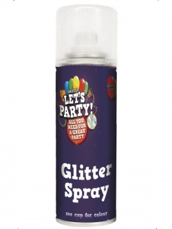 Hair Colour Glitter Silver Spray