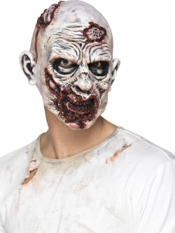 Maska zombie s otevřenou hlavou