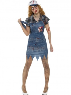 Dámský kostým zombie instalatérka