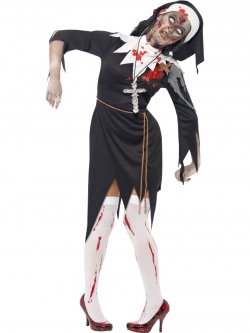 Kostým Zombie Jeptiška
