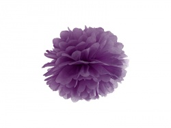 Fialový pom pom