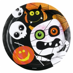 Papírový talířek Halloween - sada