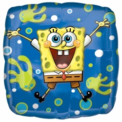 Fóliový balónek Sponge Bob - hranatý
