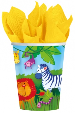 Papírový kelímek safari - sada