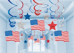 Závěsná spirála USA - sada
