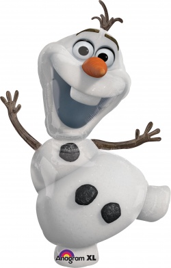Balónek fóliový Olaf z Frozen - velký