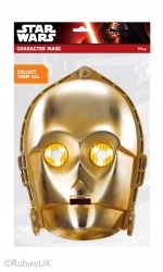 Papírová maska Star Wars C-3PO