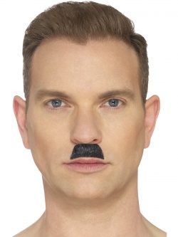 Luxusní černý knírek Velitel